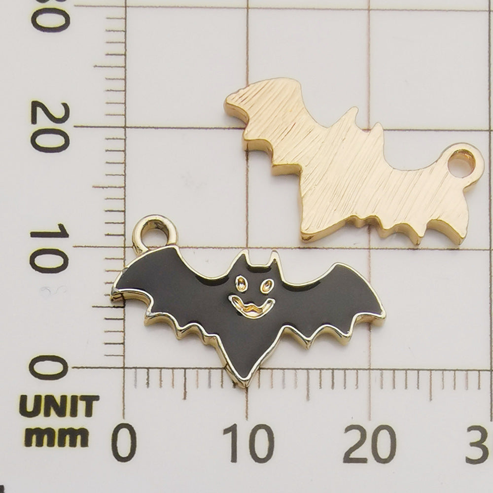 Halloween Enamel Jewelry Pendants - Alloy DIY Charms