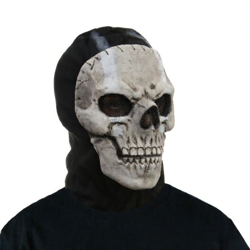 Halloween Latex and Fabric Ghost Mask