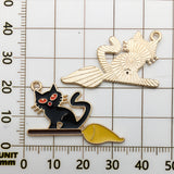 Halloween Enamel Jewelry Pendants - Alloy DIY Charms