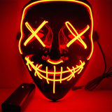 Halloween LED V-Shaped Mask - PVC