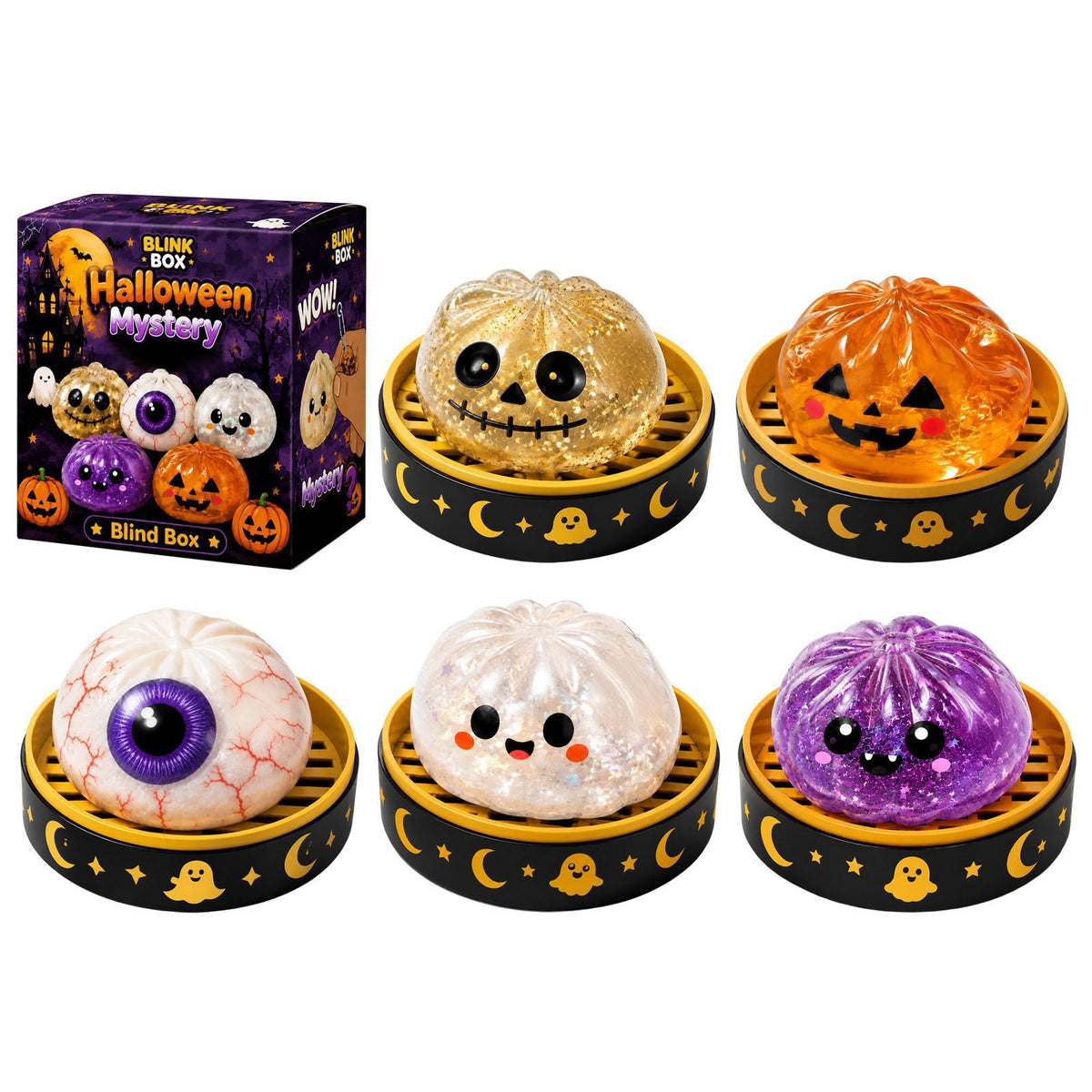 Halloween Glitter Squeeze Ball