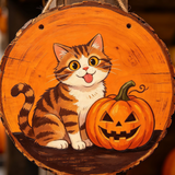 Halloween Wooden Hanging Door Sign