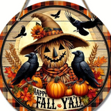 Halloween Boxwood Wall and Door Sign