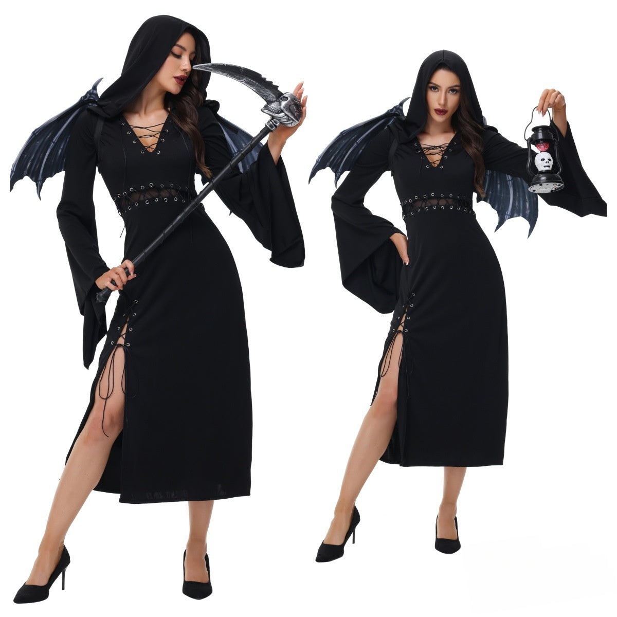 Halloween Gothic Long Costume Dress