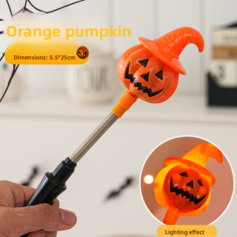 Halloween Pumpkin Light Stick - Plastic