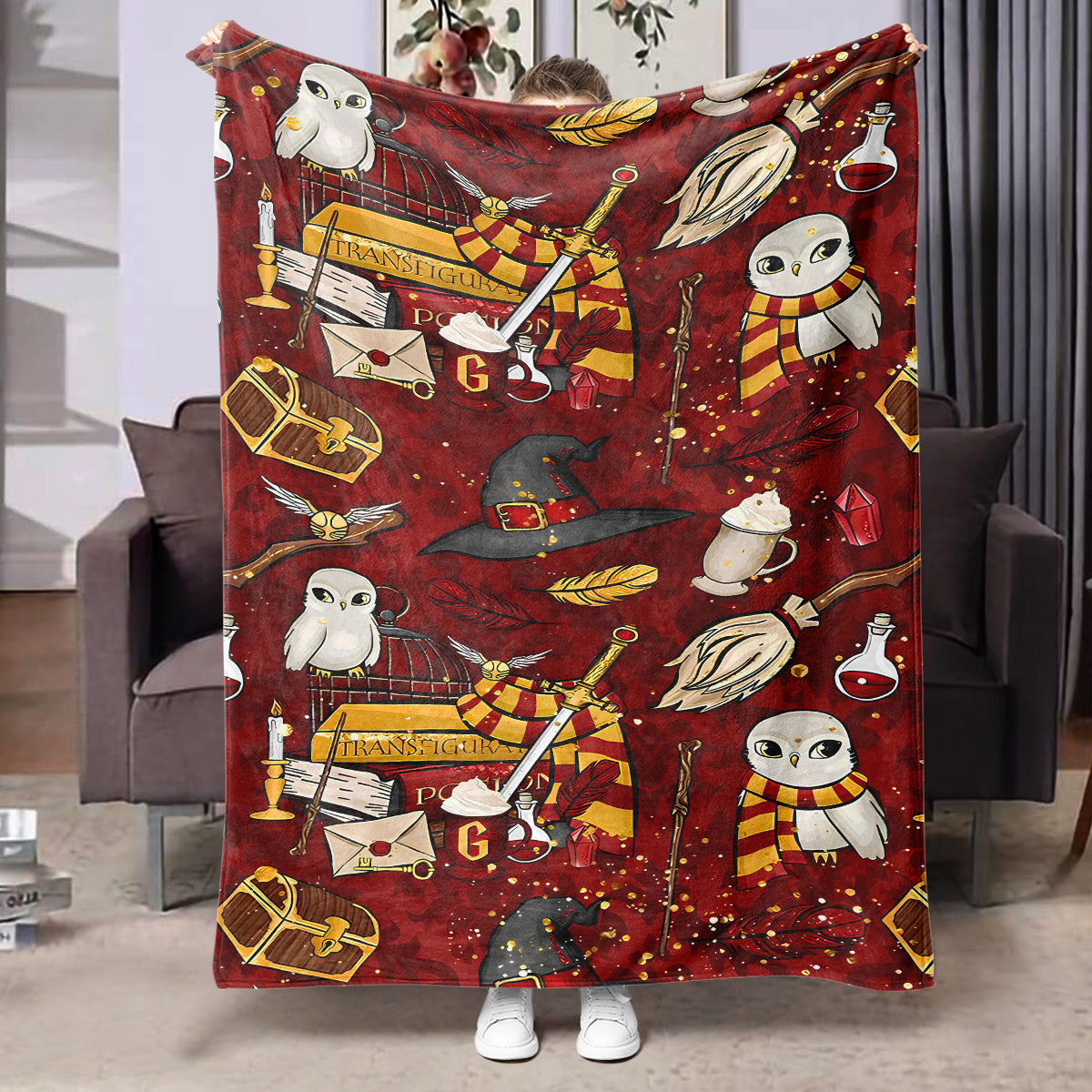 Halloween Printed Flannel Blanket