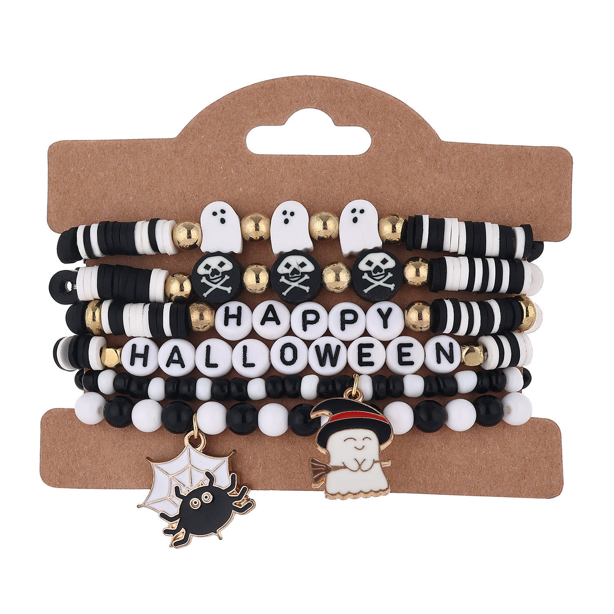 Halloween Alloy Charm Bracelet
