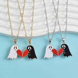 Halloween Cartoon Enamel Magnetic Necklace