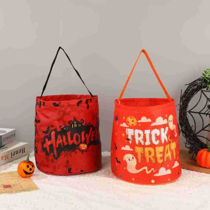 Halloween Pumpkin Candy Tote Bag - Non-woven fabric