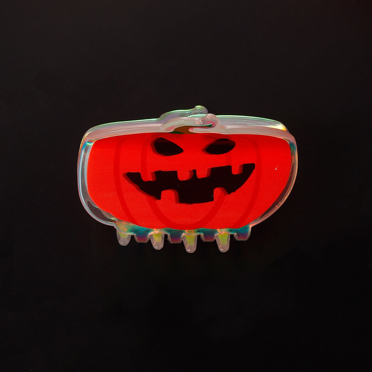 Halloween Pumpkin Ghost Hair Clip - PVC
