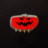Halloween Pumpkin Ghost Hair Clip - PVC