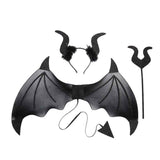 Halloween Devil Wings Costume Set