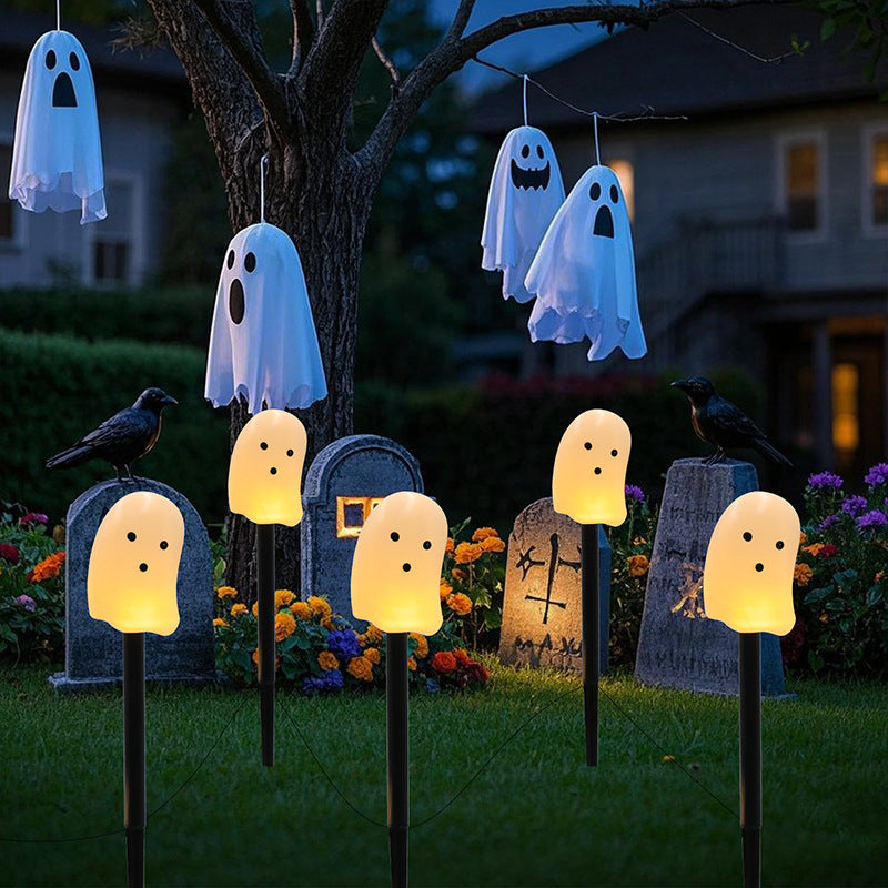Halloween Solar Pumpkin Garden Stake Light