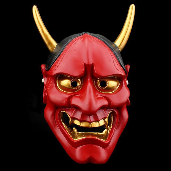 Japanese Prajna Resin/Latex Halloween Mask