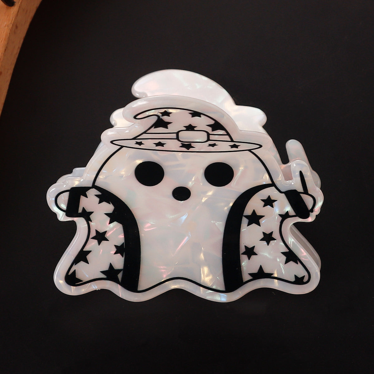 Halloween Pumpkin Ghost Hair Clip - PVC