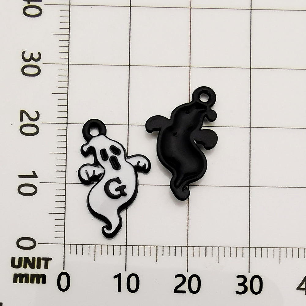 Halloween Enamel Jewelry Pendants - Alloy DIY Charms