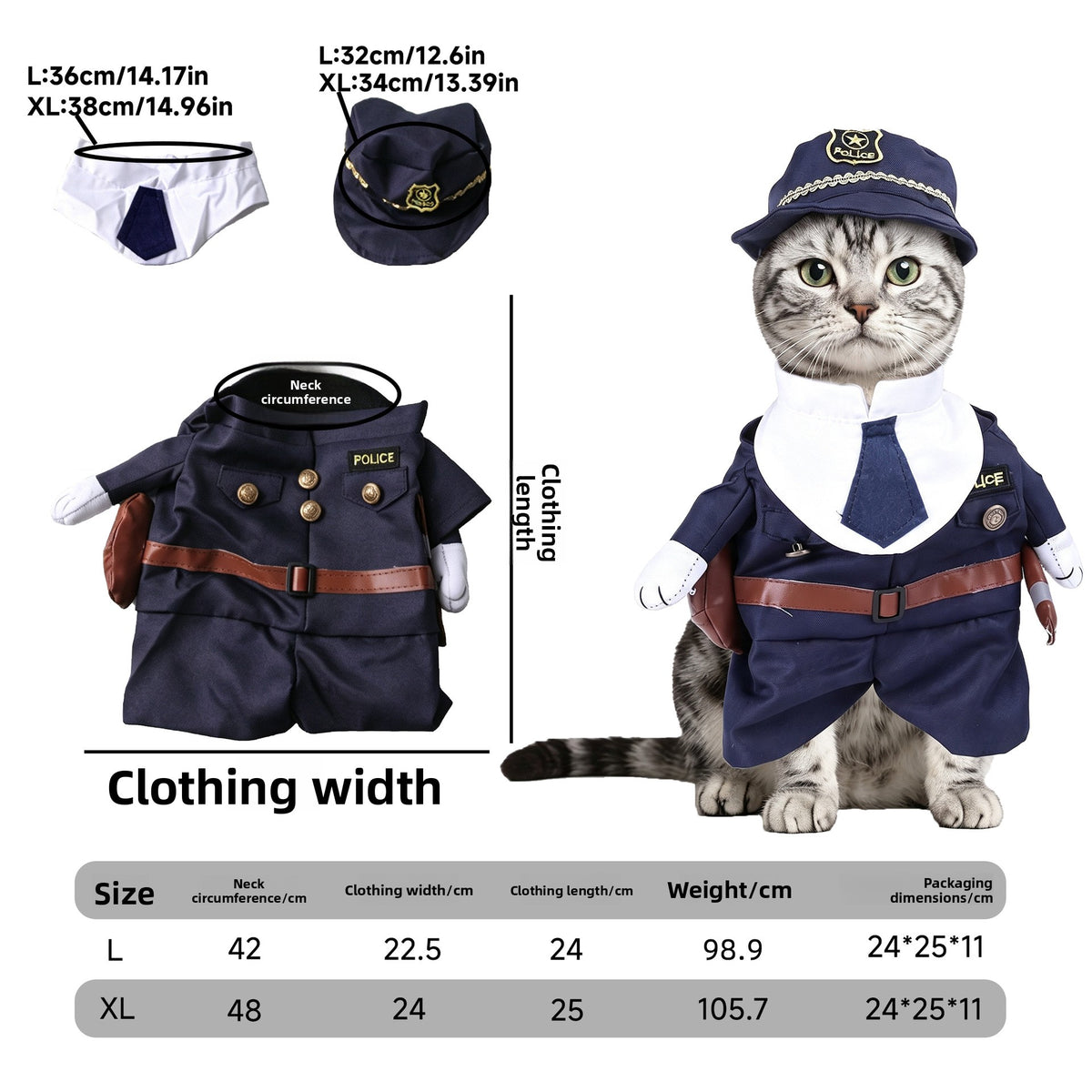Pet Halloween Costume - Cotton