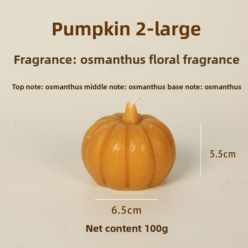 Halloween Pumpkin-Shaped Scented Candles