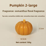 Halloween Pumpkin-Shaped Scented Candles
