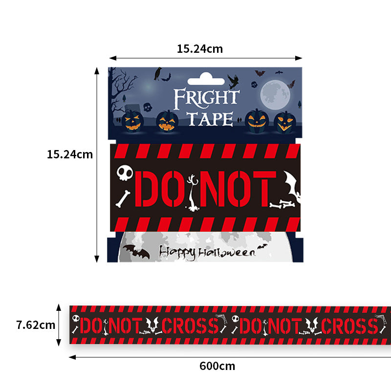 Halloween Warning Tape Decoration