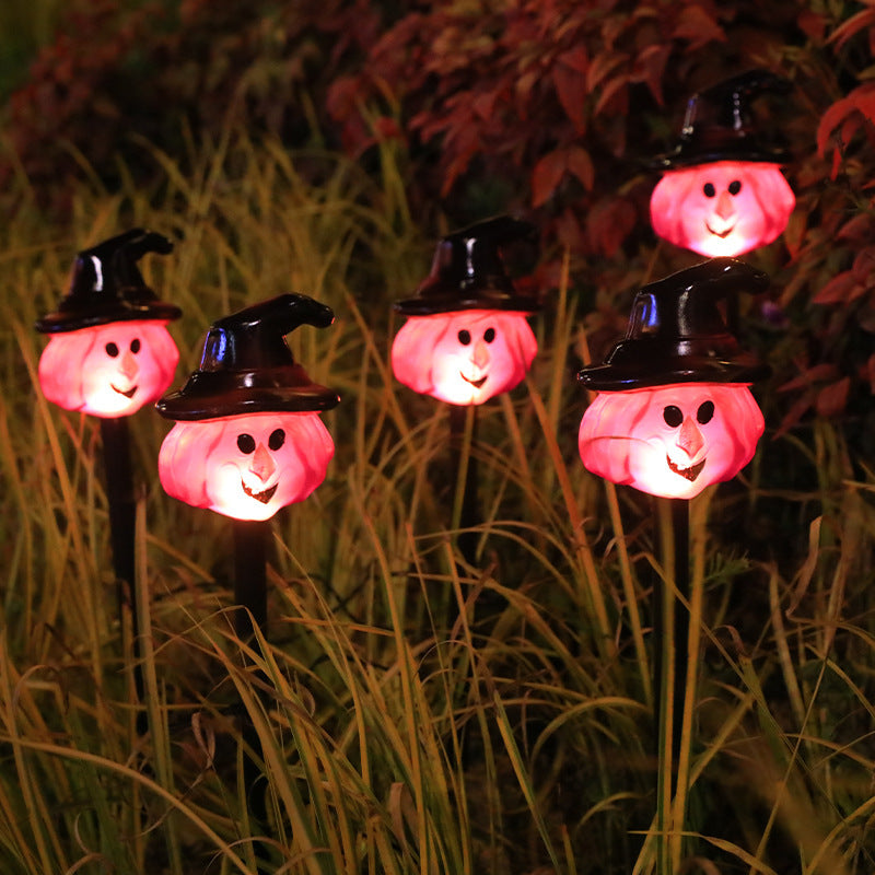 Halloween Solar Pumpkin Garden Stake Light