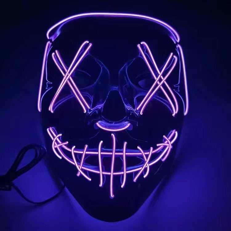 Halloween LED V-Shaped Mask - PVC