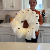 Halloween Light-Up Ghost Garland - Cloth