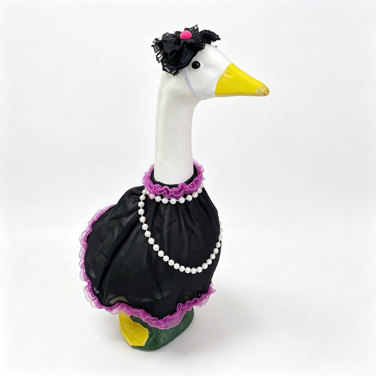 Halloween Porch Goose Costume - Black and Purple - Cloth