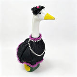 Halloween Porch Goose Costume - Black and Purple - Cloth