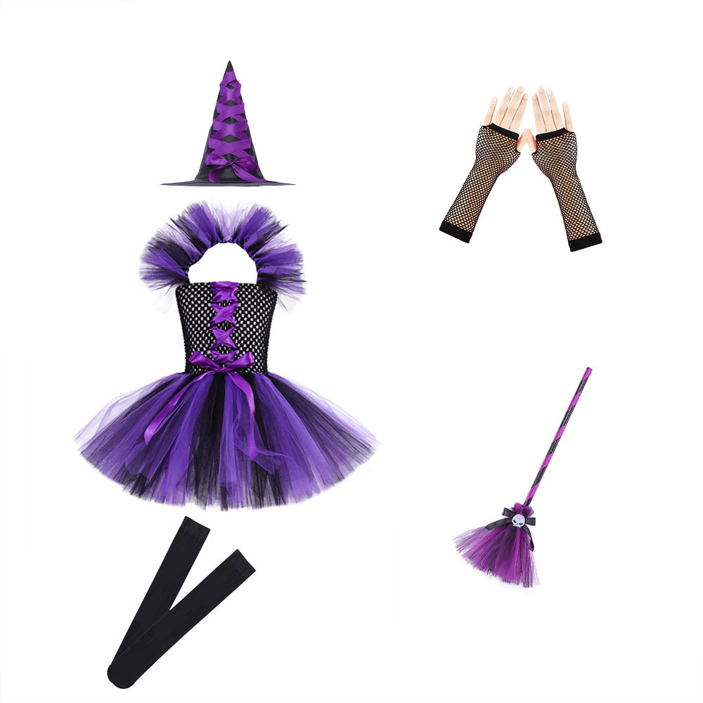 Kids' Halloween Witch Costume Dress