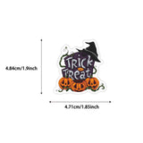 Halloween Pumpkin Scrapbook Stickers - 100 Pieces - PVC