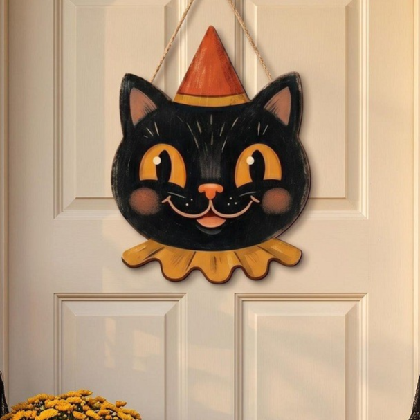 Halloween Boxwood Wall and Door Sign