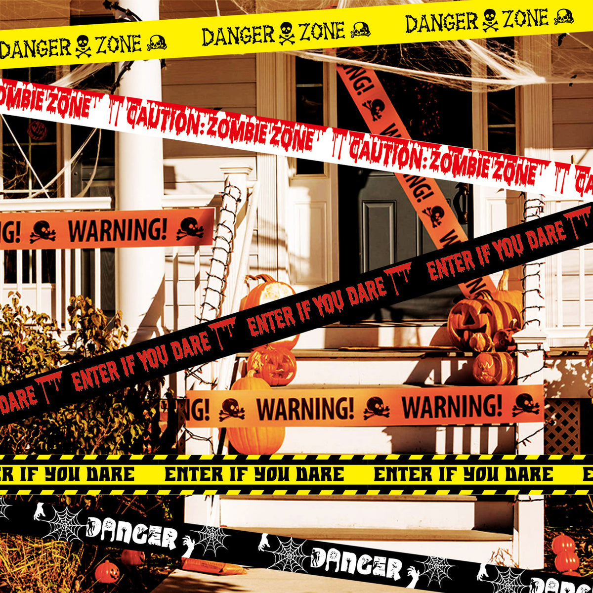 Halloween Party Decoration Warning Tape - Plastic