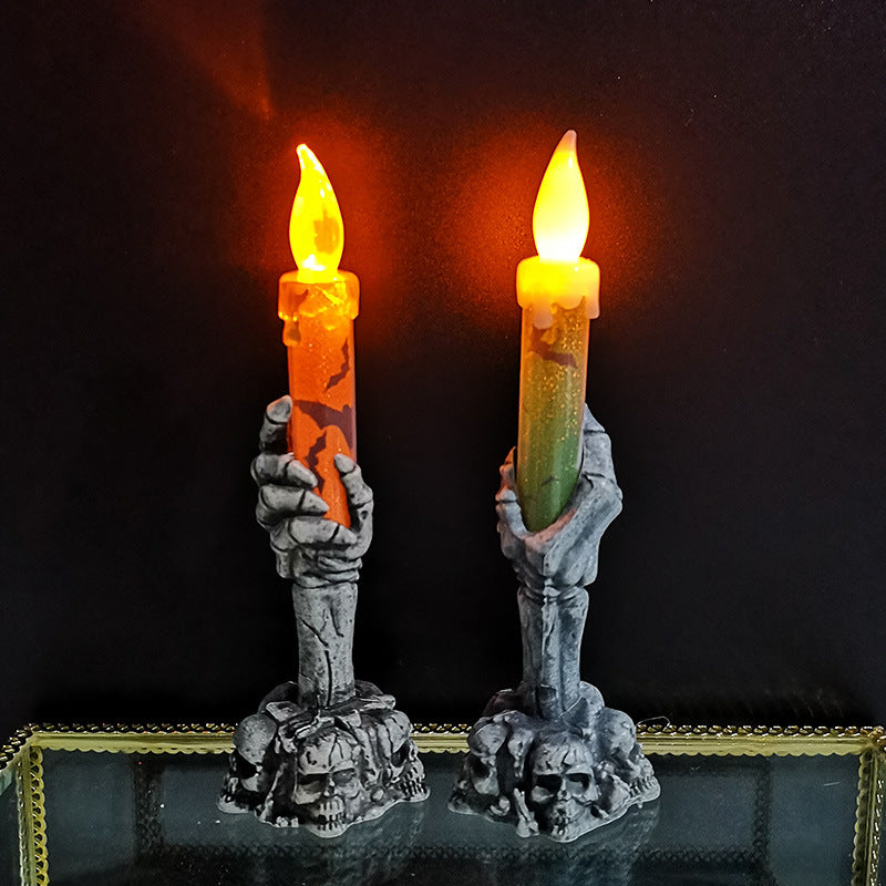 Halloween LED Ghost Hand Candle Light