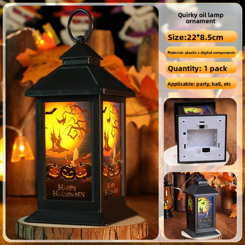 Halloween LED Pumpkin Decorations - Plastic