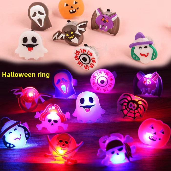 Halloween and Christmas LED Party Rings - Plastic