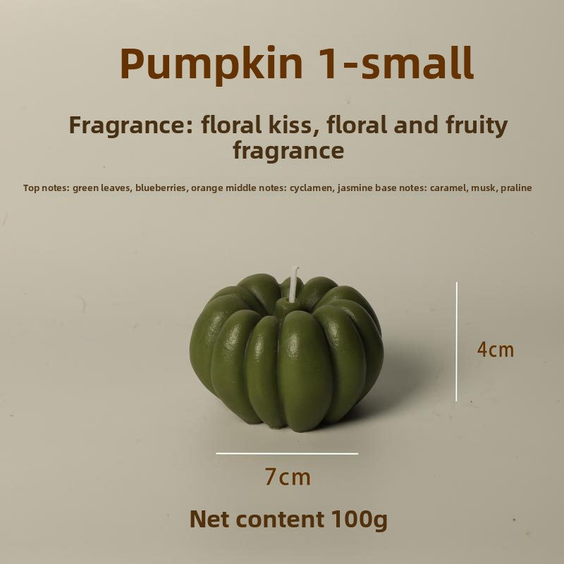 Halloween Pumpkin-Shaped Scented Candles