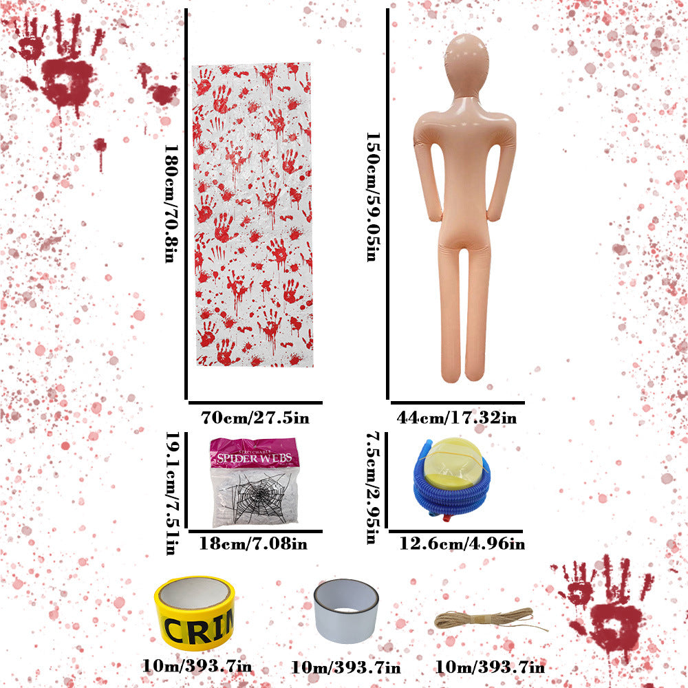 Halloween Haunted House Corpse and Doll Props