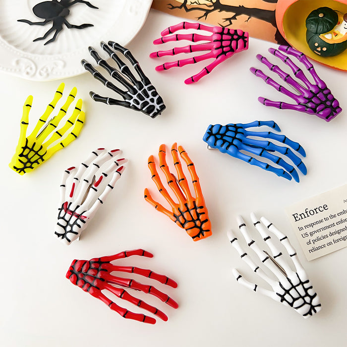 Halloween Skeleton Hand Hair Clip