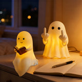 Halloween Reading Ghost Night Light