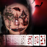 Halloween Scar Tattoo Stickers