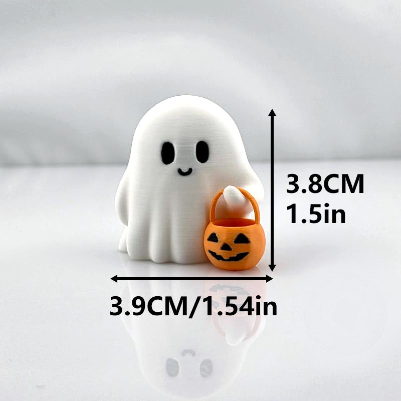 Halloween Ghost Pumpkin Ornament