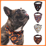 Halloween Pet Bandana Collar - Adjustable - Cloth