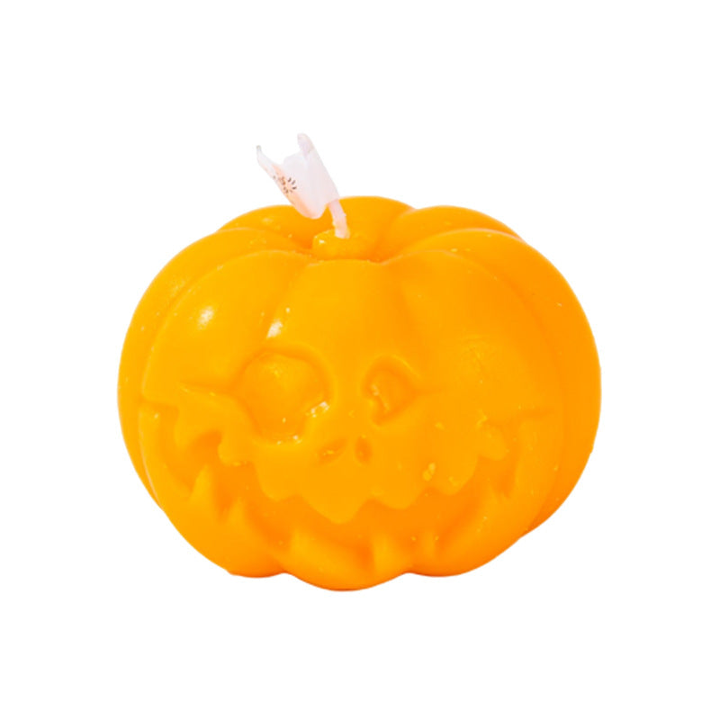Halloween Pumpkin Face Candle