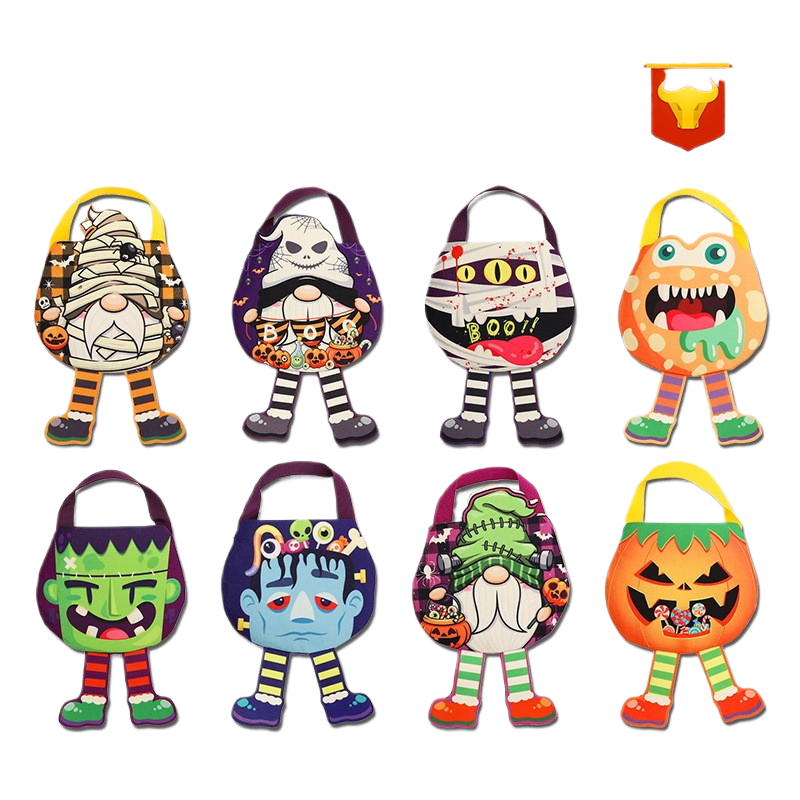 Halloween Pumpkin Print Trick-or-Treat Bag