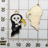 Halloween Enamel Jewelry Pendants - Alloy DIY Charms