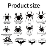 Halloween LED Bat and Spider Decorations - PVC