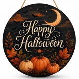 Halloween Wooden Door Sign