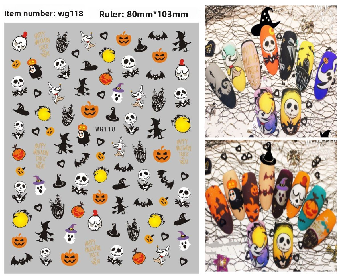 Halloween Nail Stickers - Vinyl