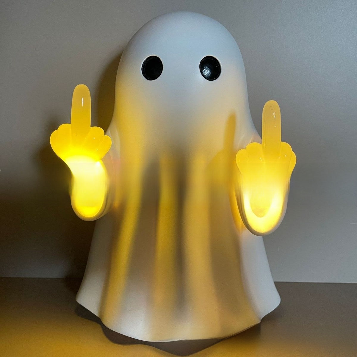 Halloween Middle Finger Ghost Night Light